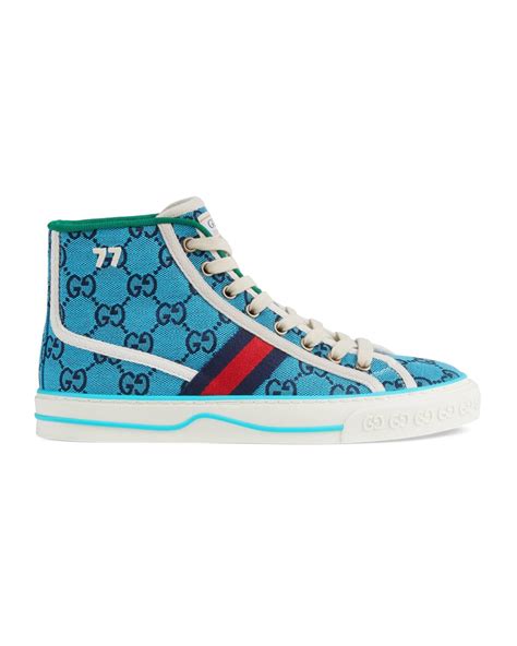 gucci tennis blue|gucci tennis 1977 high top.